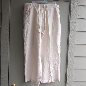 Real comfort Pants 100% Linen size 14